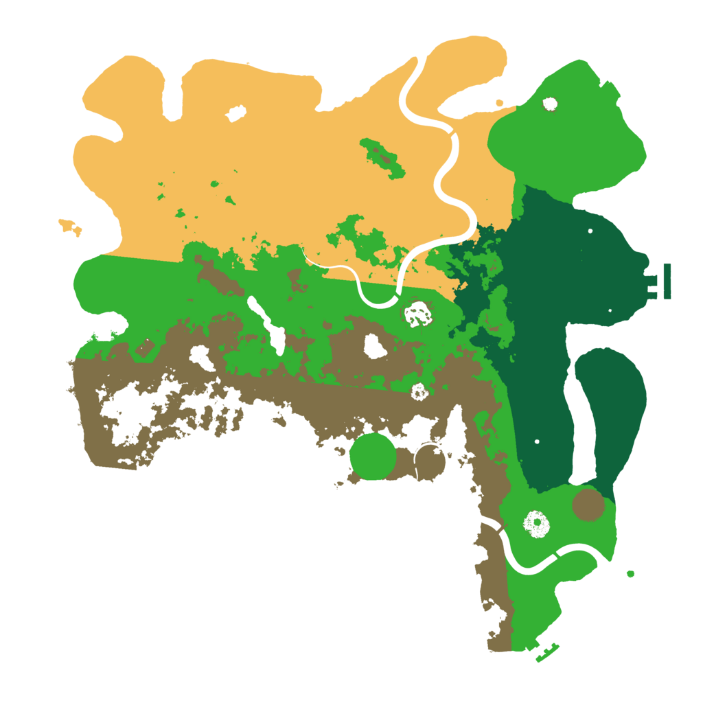 Biome Rust Map: Procedural Map, Size: 4000, Seed: 1800533281