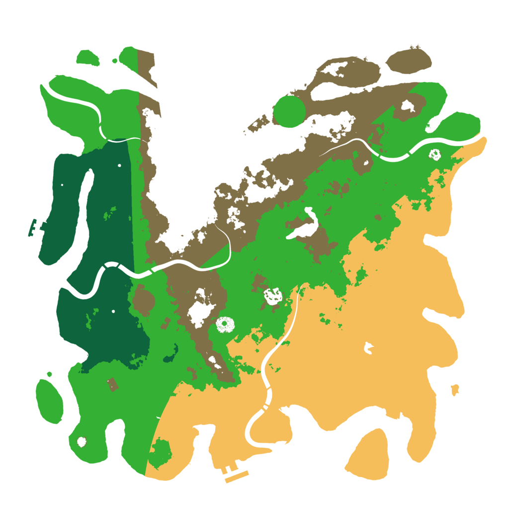 Biome Rust Map: Procedural Map, Size: 4250, Seed: 935196562