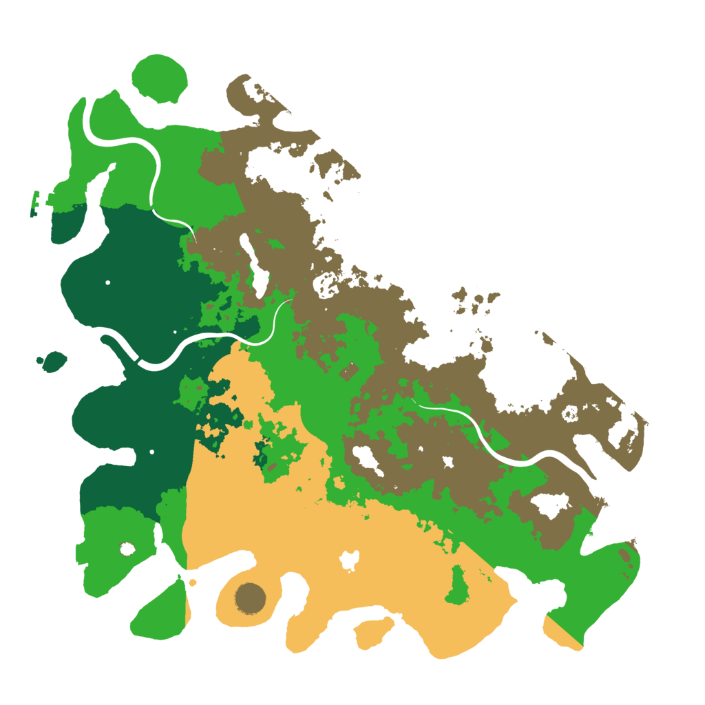 Biome Rust Map: Procedural Map, Size: 4000, Seed: 420123