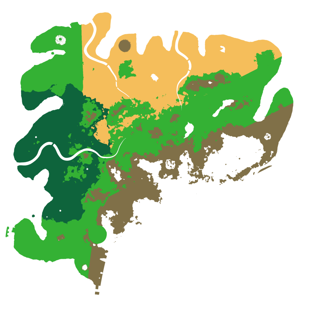 Biome Rust Map: Procedural Map, Size: 4500, Seed: 1969639430