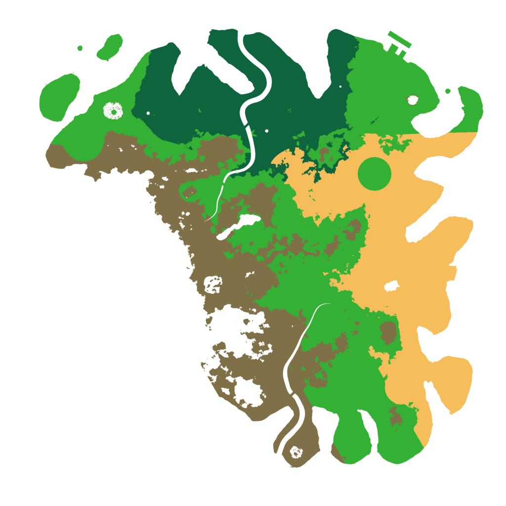 Biome Rust Map: Procedural Map, Size: 4000, Seed: 1343326675