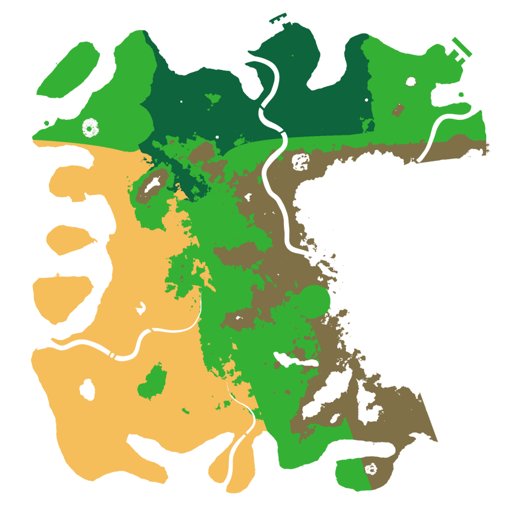 Biome Rust Map: Procedural Map, Size: 4300, Seed: 2344