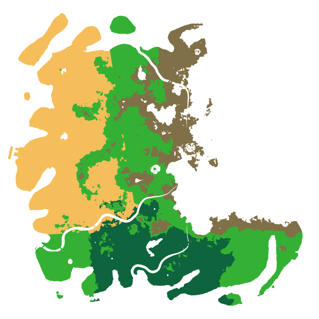 Biome Rust Map: Procedural Map, Size: 5000, Seed: 87675