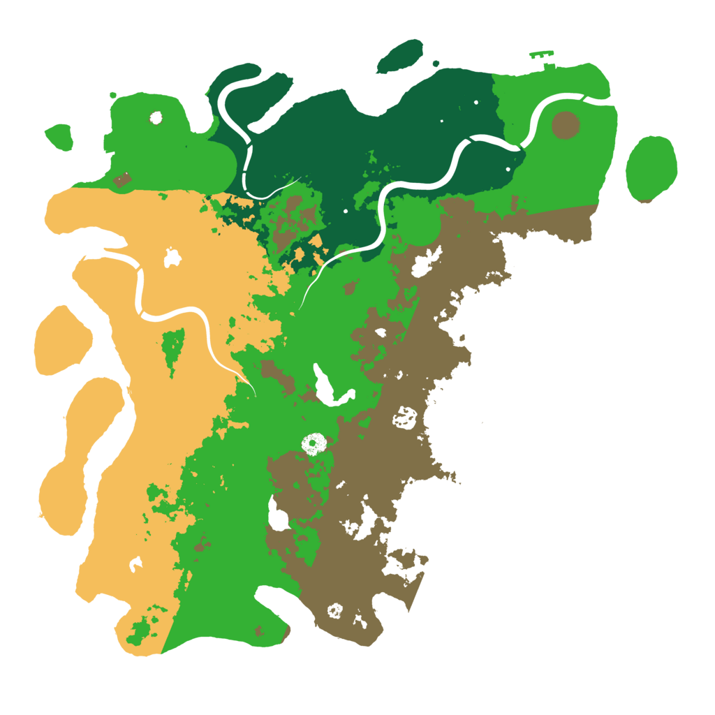 Biome Rust Map: Procedural Map, Size: 4500, Seed: 330355820