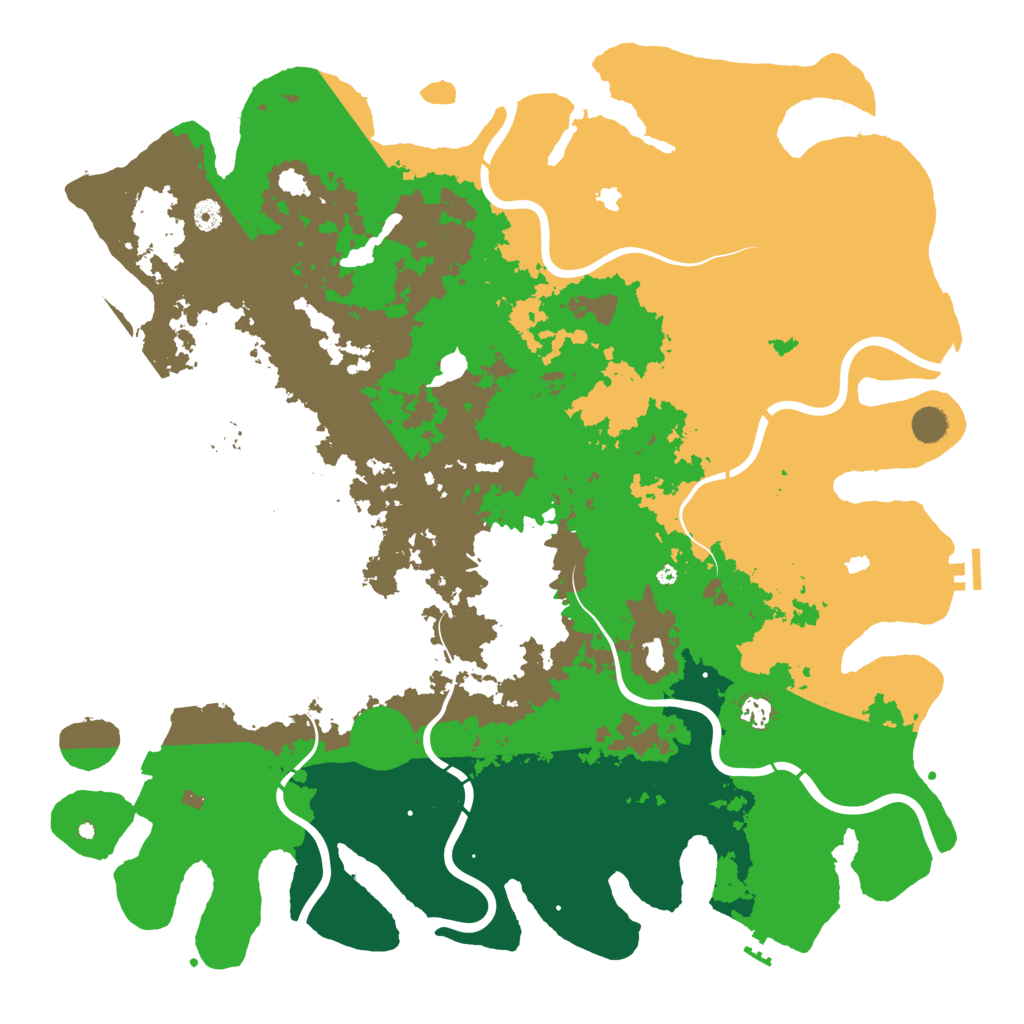 Biome Rust Map: Procedural Map, Size: 5000, Seed: 1545973160