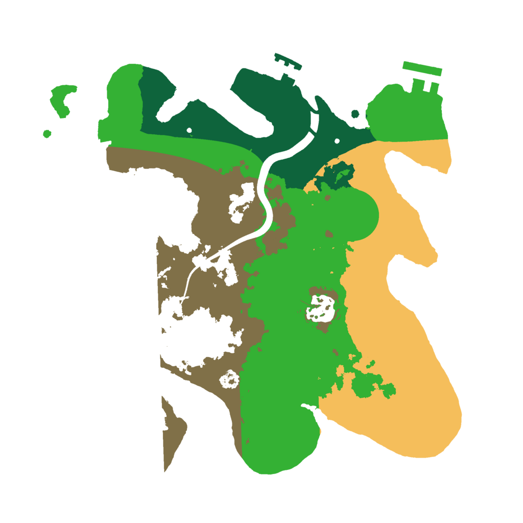 Biome Rust Map: Procedural Map, Size: 2700, Seed: 1792152094