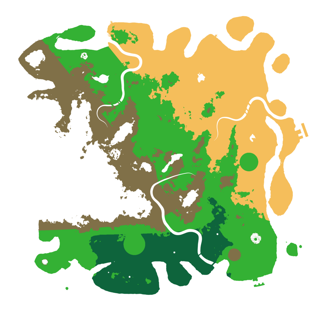 Biome Rust Map: Procedural Map, Size: 4500, Seed: 1974344666