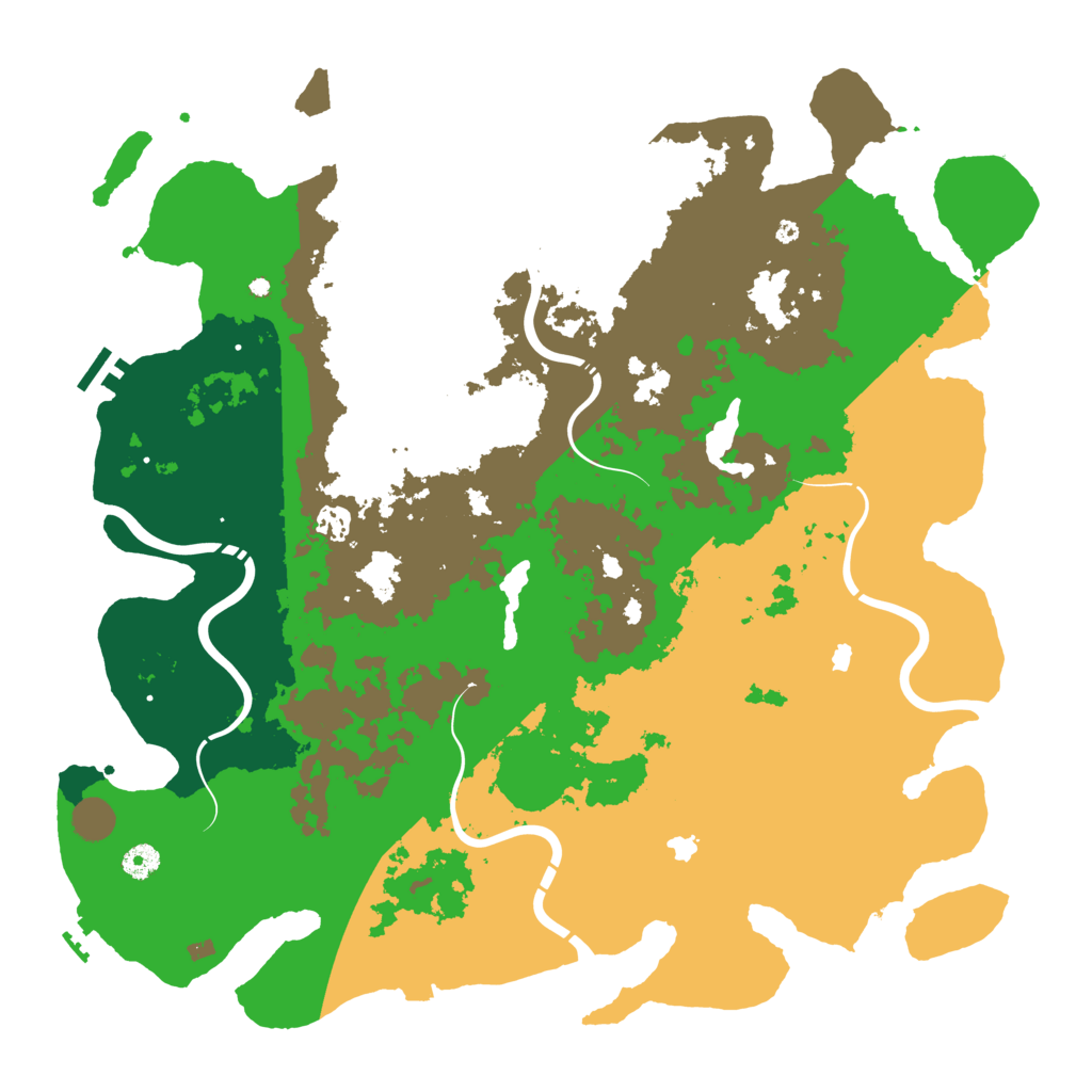 Biome Rust Map: Procedural Map, Size: 4554, Seed: 22091992