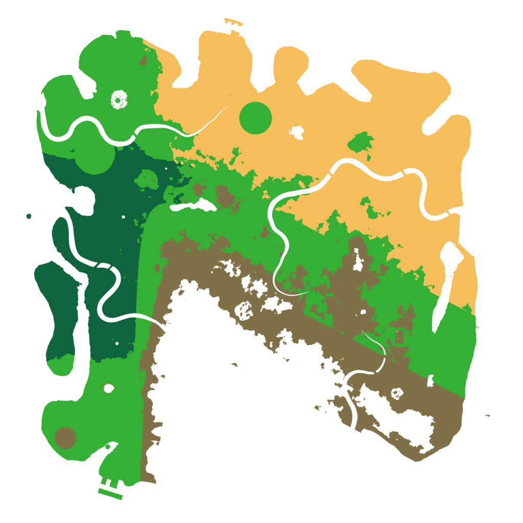 Biome Rust Map: Procedural Map, Size: 4250, Seed: 425748240