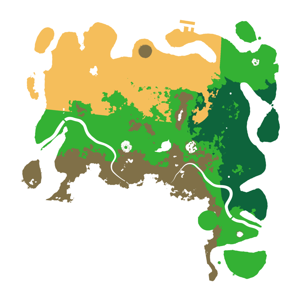 Biome Rust Map: Procedural Map, Size: 4000, Seed: 4645636