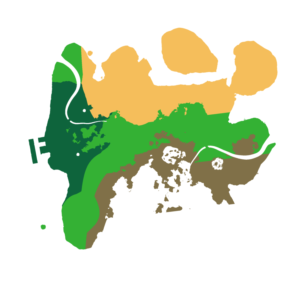 Biome Rust Map: Procedural Map, Size: 2500, Seed: 245646012
