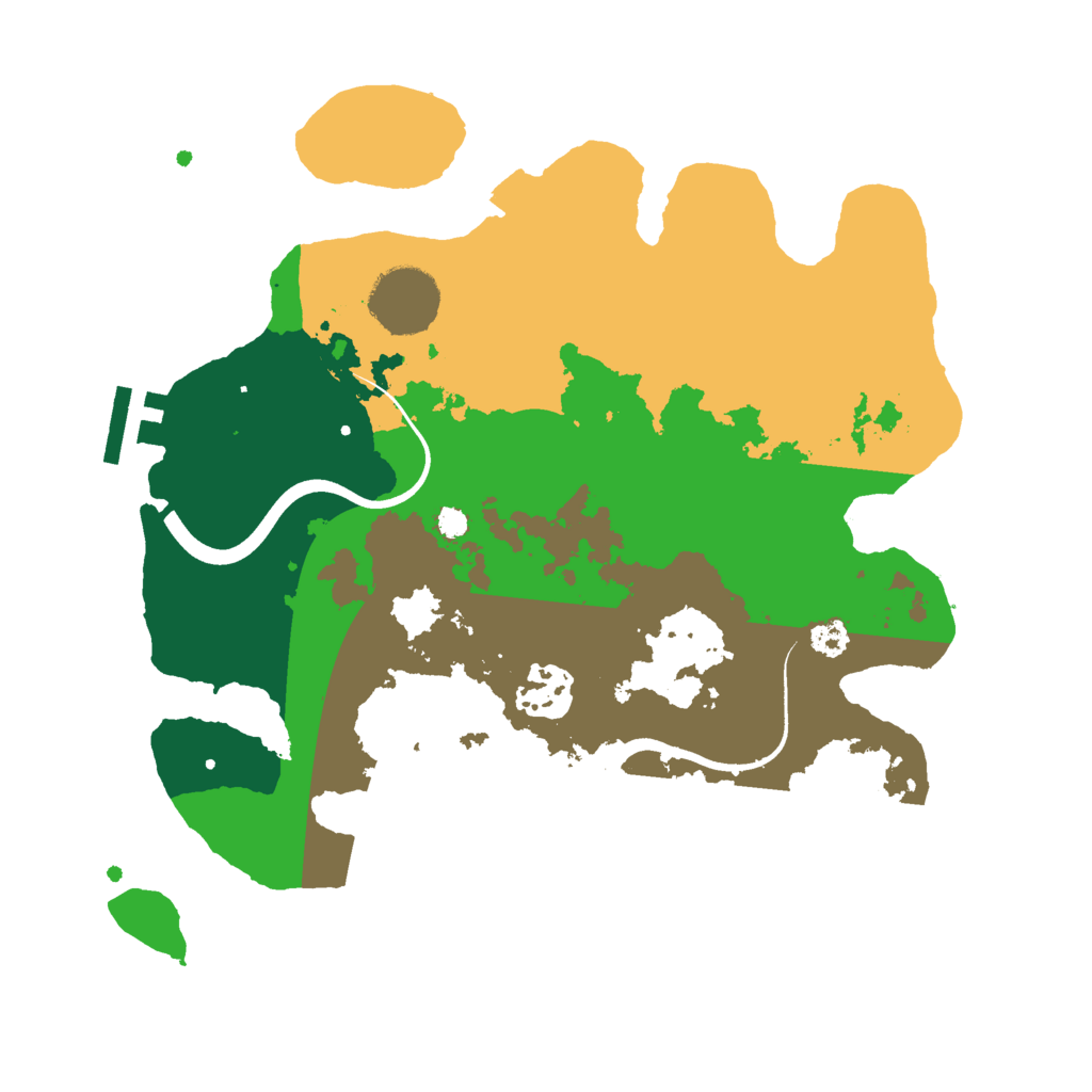 Biome Rust Map: Procedural Map, Size: 2850, Seed: 2146901553
