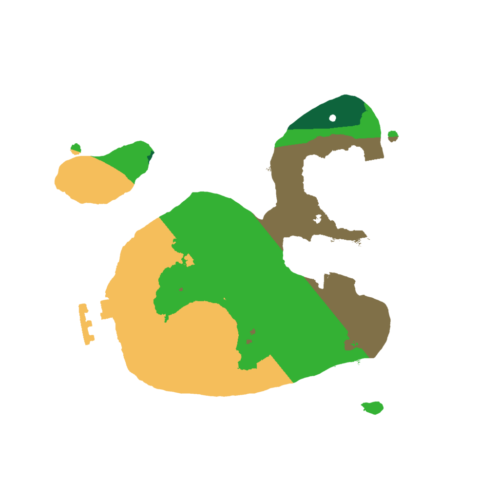 Biome Rust Map: Procedural Map, Size: 1860, Seed: 1337