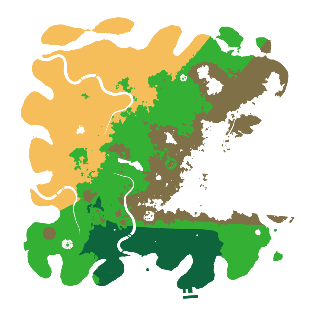 Biome Rust Map: Procedural Map, Size: 4250, Seed: 247108952