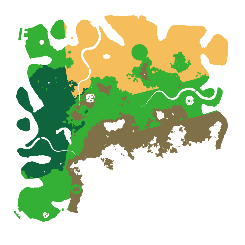 Biome Rust Map: Procedural Map, Size: 4000, Seed: 912323