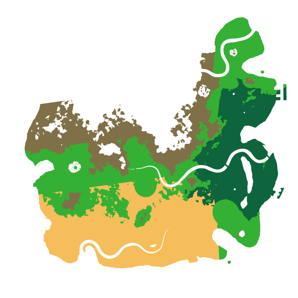 Biome Rust Map: Procedural Map, Size: 3750, Seed: 2129978215