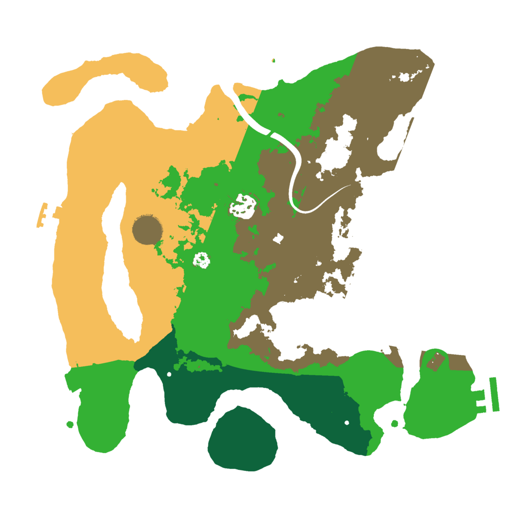 Biome Rust Map: Procedural Map, Size: 3000, Seed: 820036804