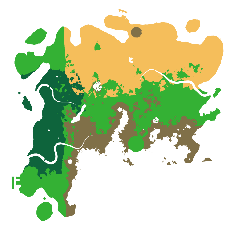 Biome Rust Map: Procedural Map, Size: 4000, Seed: 1823876256