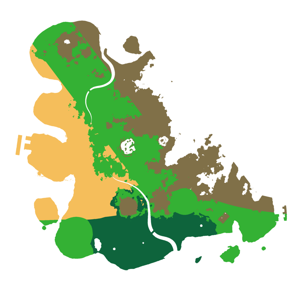 Biome Rust Map: Procedural Map, Size: 3000, Seed: 195501424