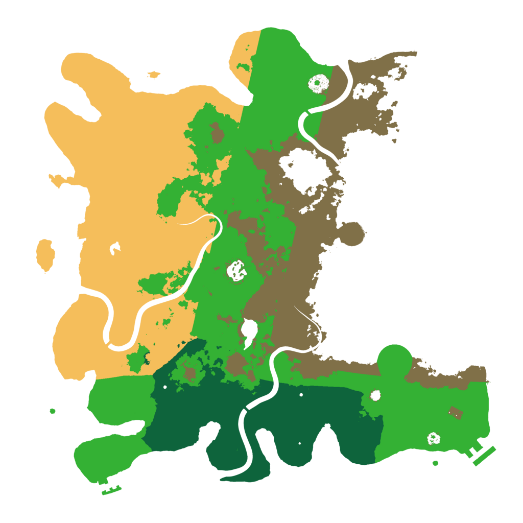 Biome Rust Map: Procedural Map, Size: 4000, Seed: 617149380