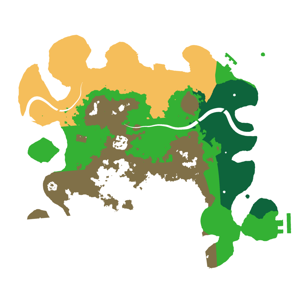 Biome Rust Map: Procedural Map, Size: 3000, Seed: 71849