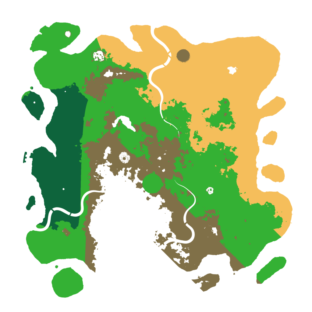 Biome Rust Map: Procedural Map, Size: 4250, Seed: 738655229