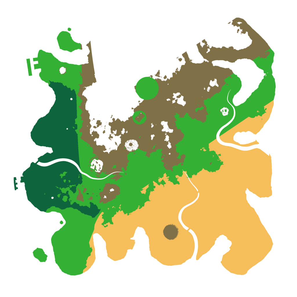 Biome Rust Map: Procedural Map, Size: 3500, Seed: 1792033473