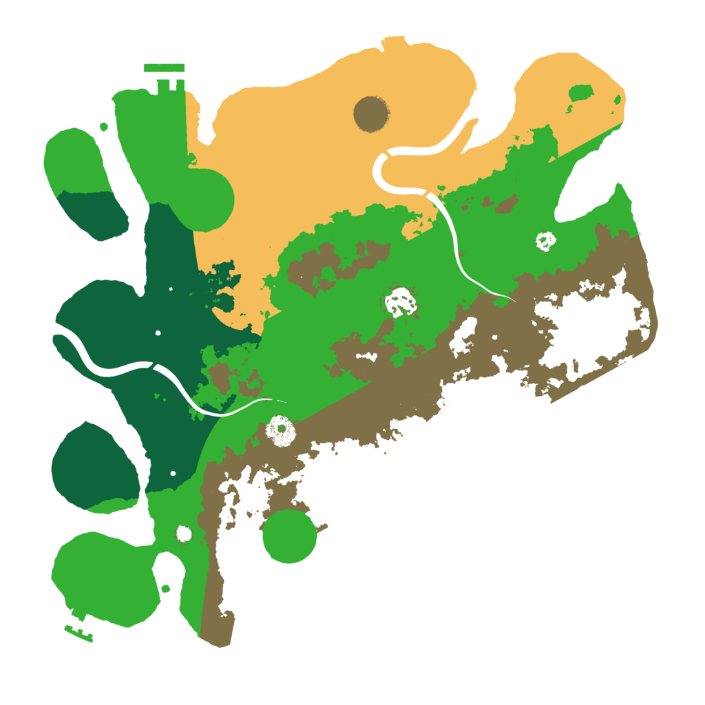 Biome Rust Map: Procedural Map, Size: 3500, Seed: 972146836