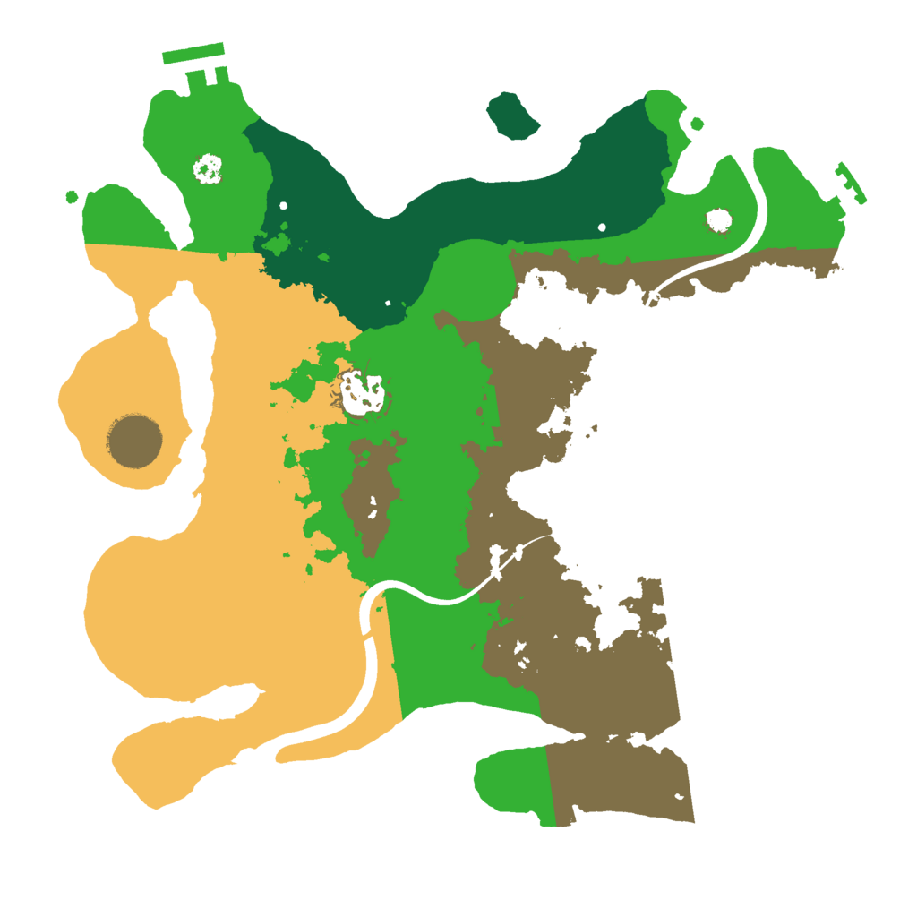 Biome Rust Map: Procedural Map, Size: 3000, Seed: 305699603