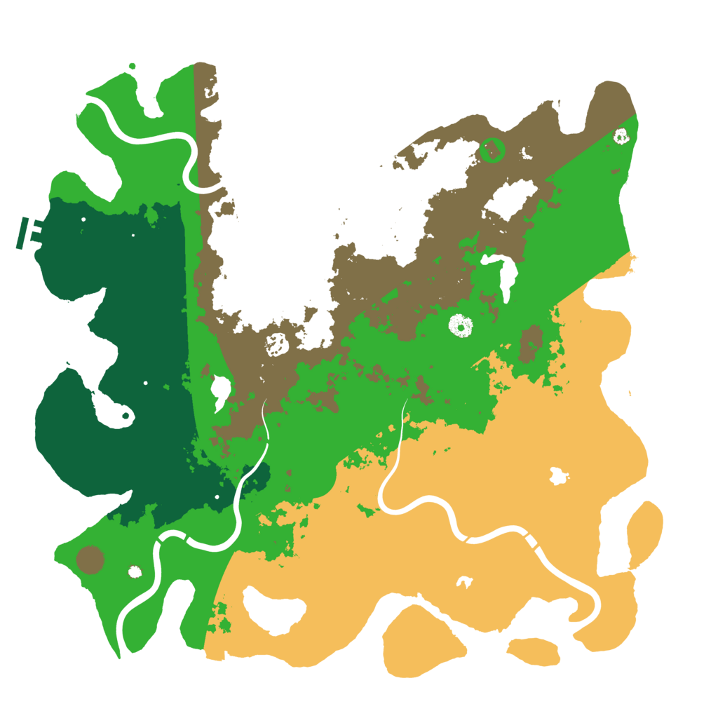 Biome Rust Map: Procedural Map, Size: 4500, Seed: 119413664