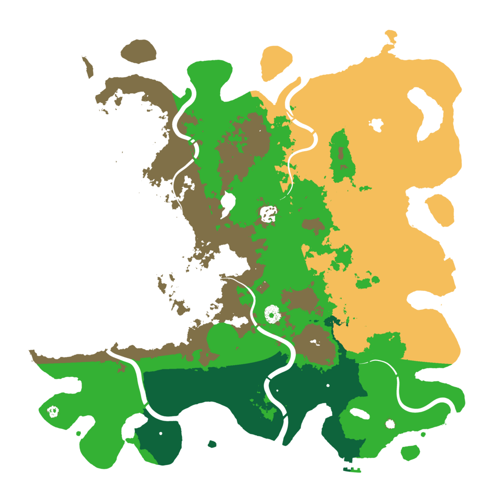 Biome Rust Map: Procedural Map, Size: 4250, Seed: 1289664809