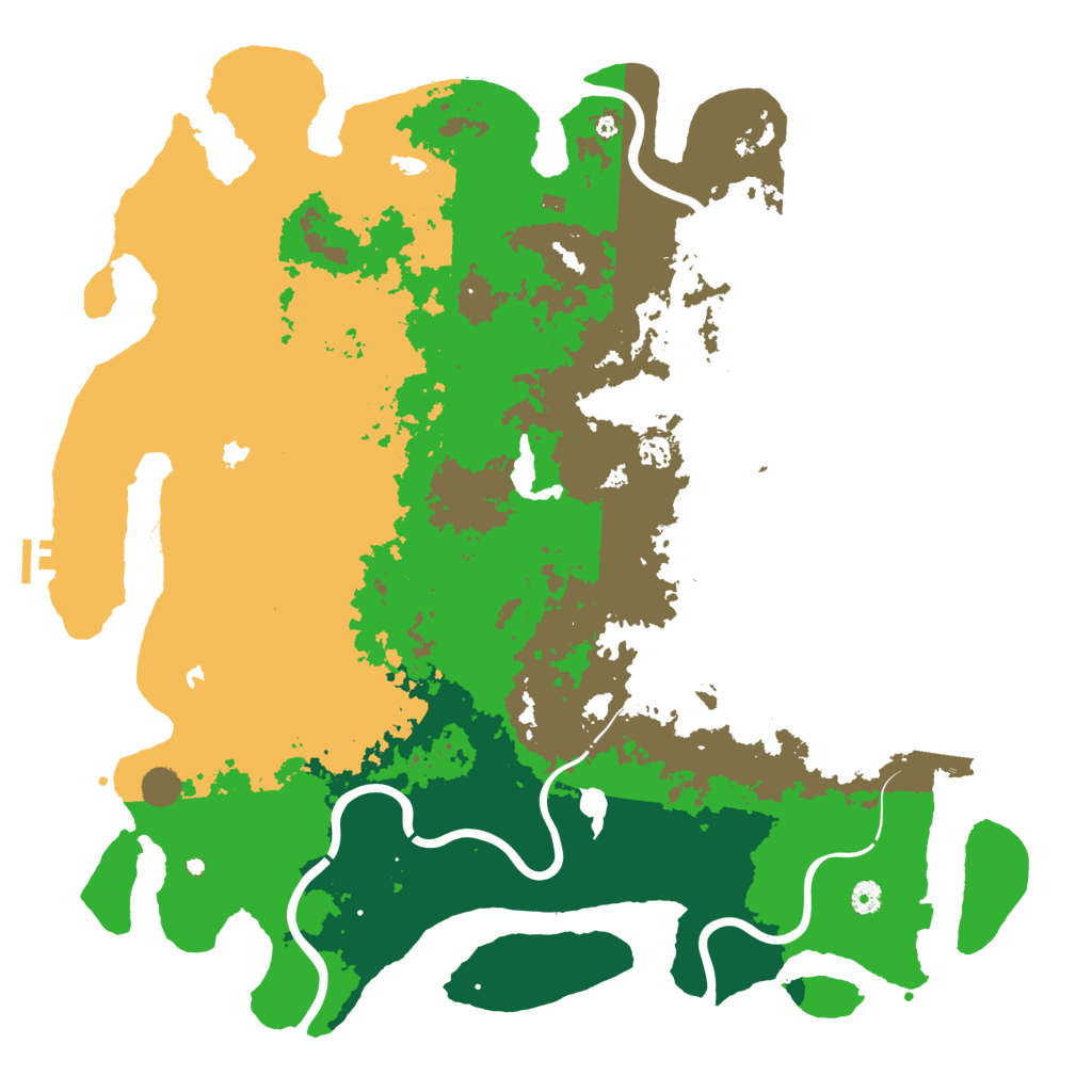 Biome Rust Map: Procedural Map, Size: 5000, Seed: 1504513247