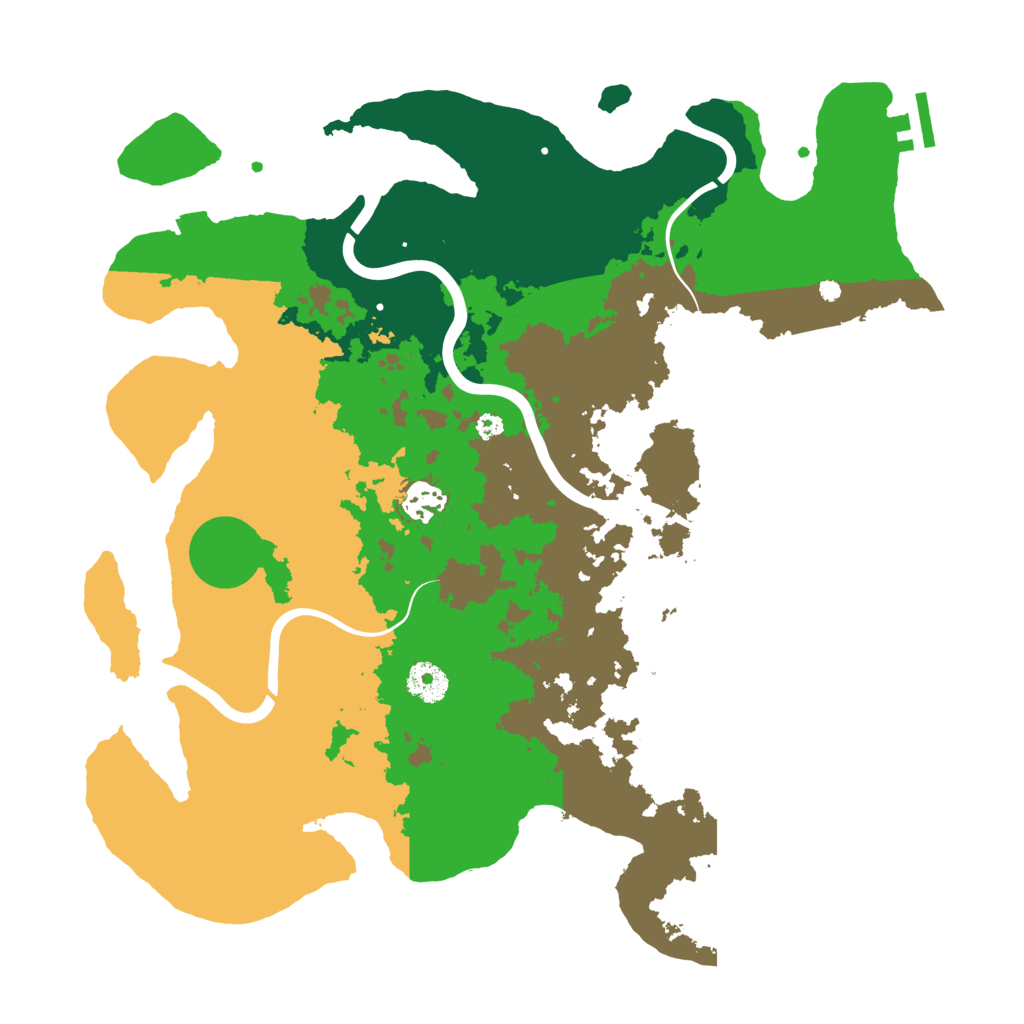 Biome Rust Map: Procedural Map, Size: 3750, Seed: 1018551031