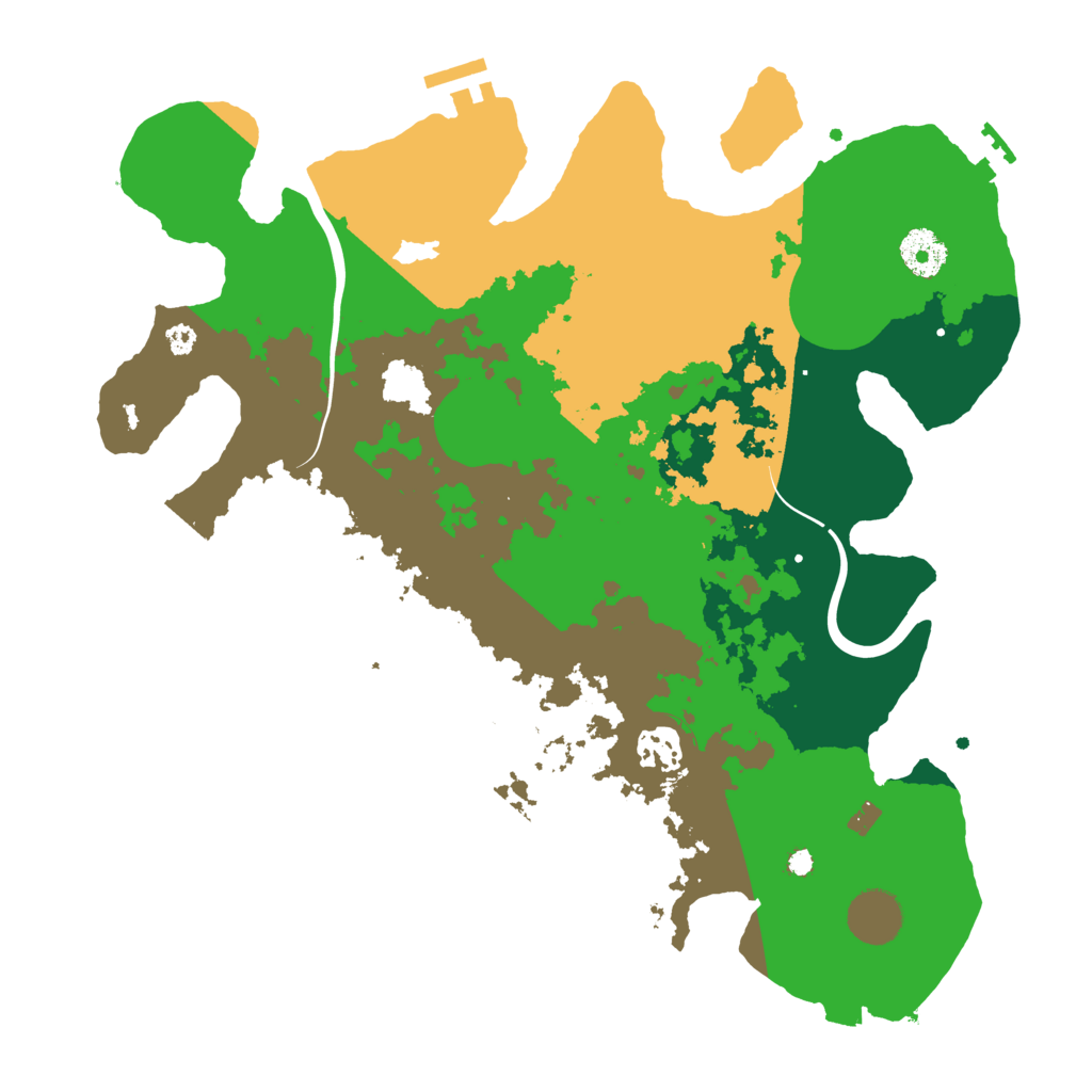 Biome Rust Map: Procedural Map, Size: 3500, Seed: 1534180400