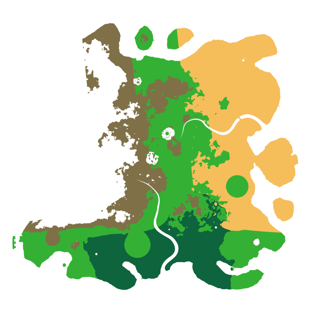 Biome Rust Map: Procedural Map, Size: 3750, Seed: 2095046019