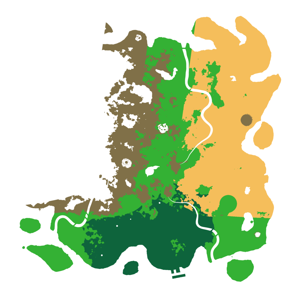 Biome Rust Map: Procedural Map, Size: 4500, Seed: 1546782