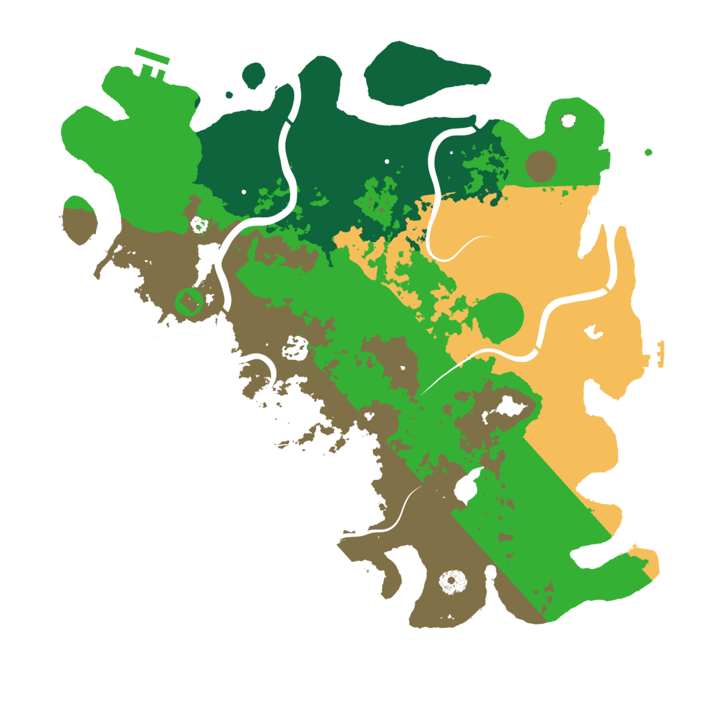 Biome Rust Map: Procedural Map, Size: 4000, Seed: 2077204395