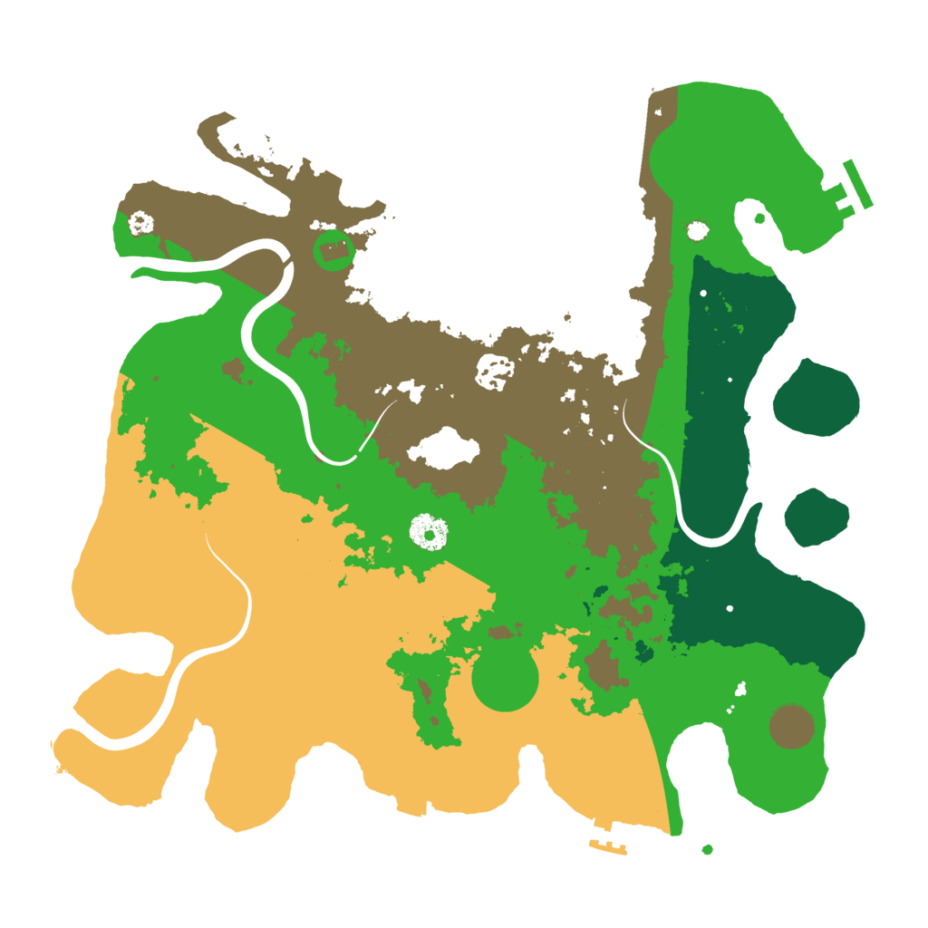 Biome Rust Map: Procedural Map, Size: 3650, Seed: 1255324785