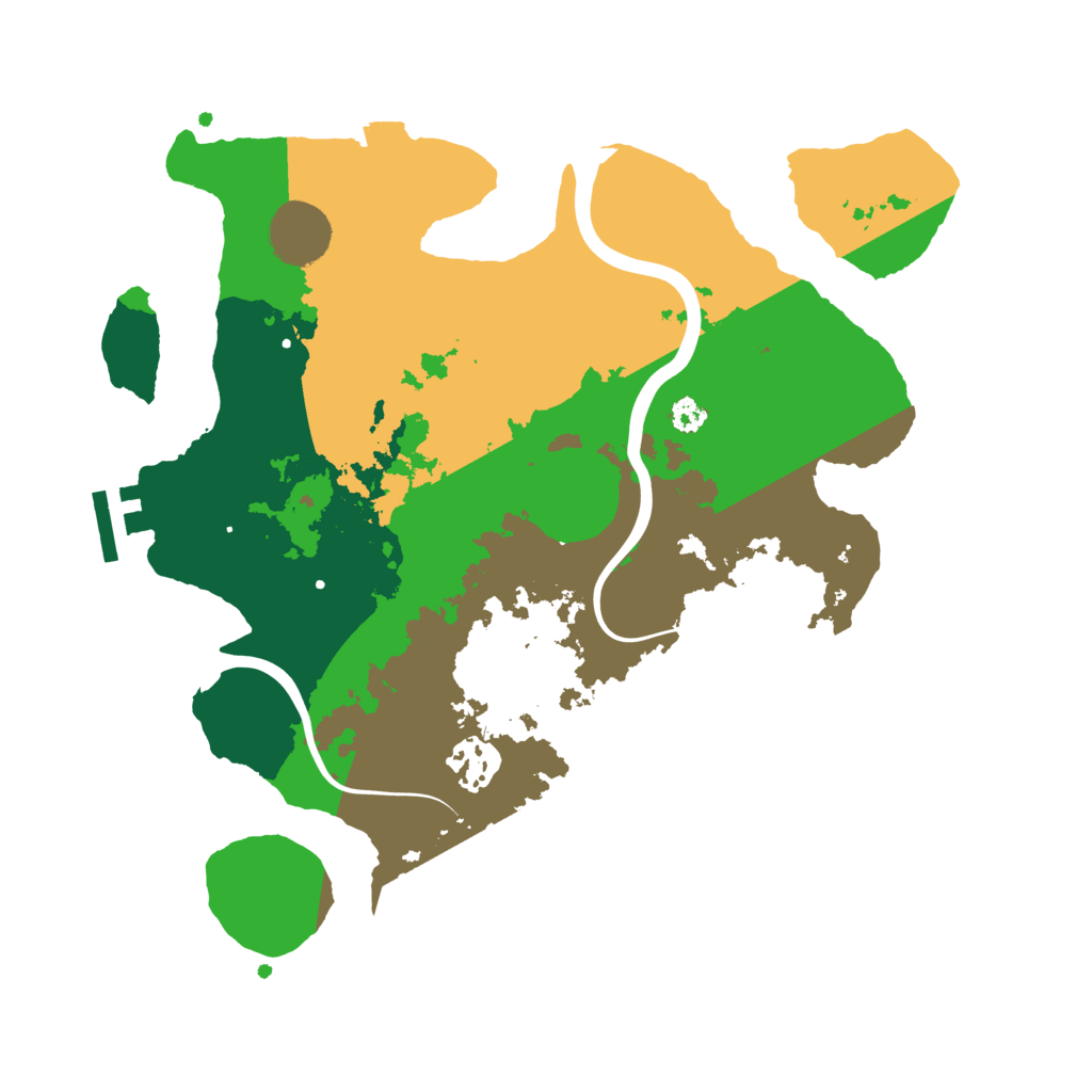 Biome Rust Map: Procedural Map, Size: 3100, Seed: 95000