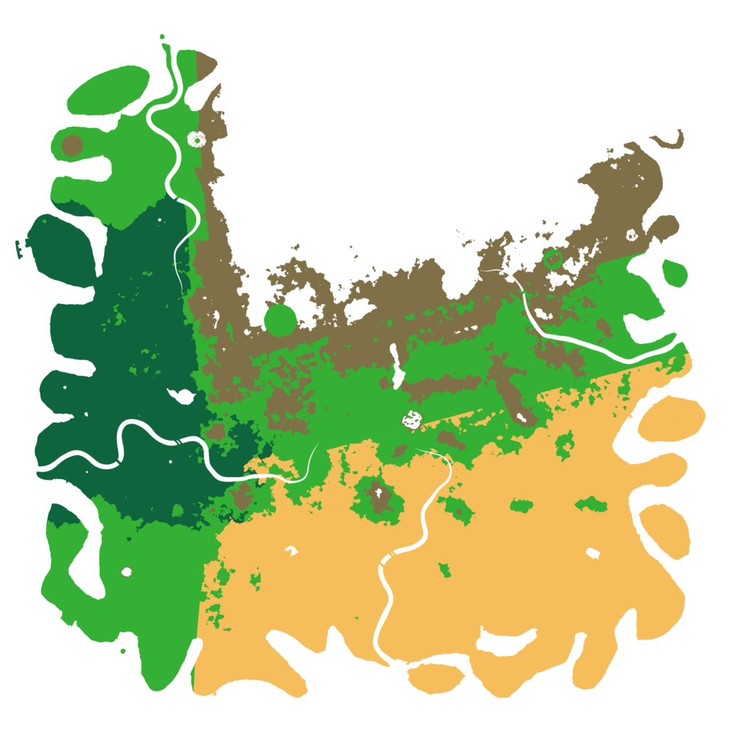Biome Rust Map: Procedural Map, Size: 6000, Seed: 342164080
