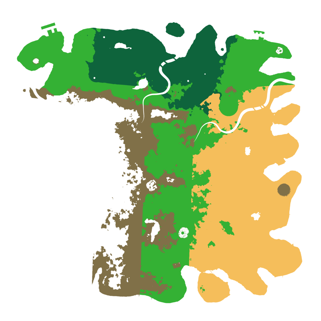 Biome Rust Map: Procedural Map, Size: 4500, Seed: 1769721460