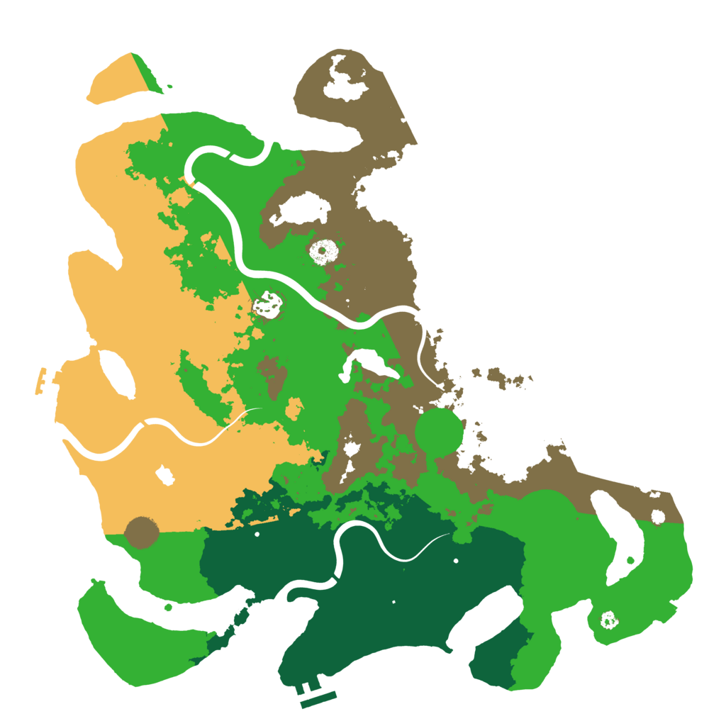 Biome Rust Map: Procedural Map, Size: 4000, Seed: 728080