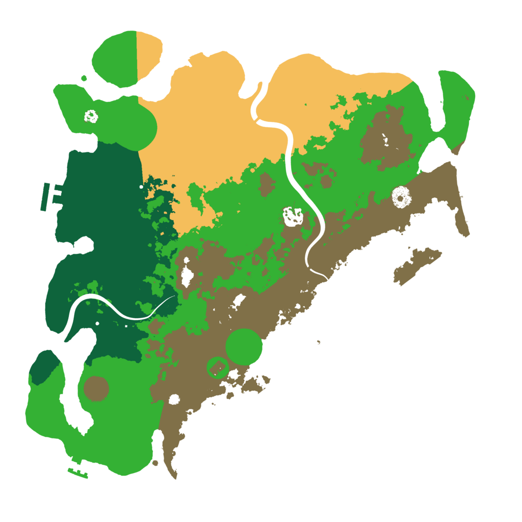 Biome Rust Map: Procedural Map, Size: 3750, Seed: 987615