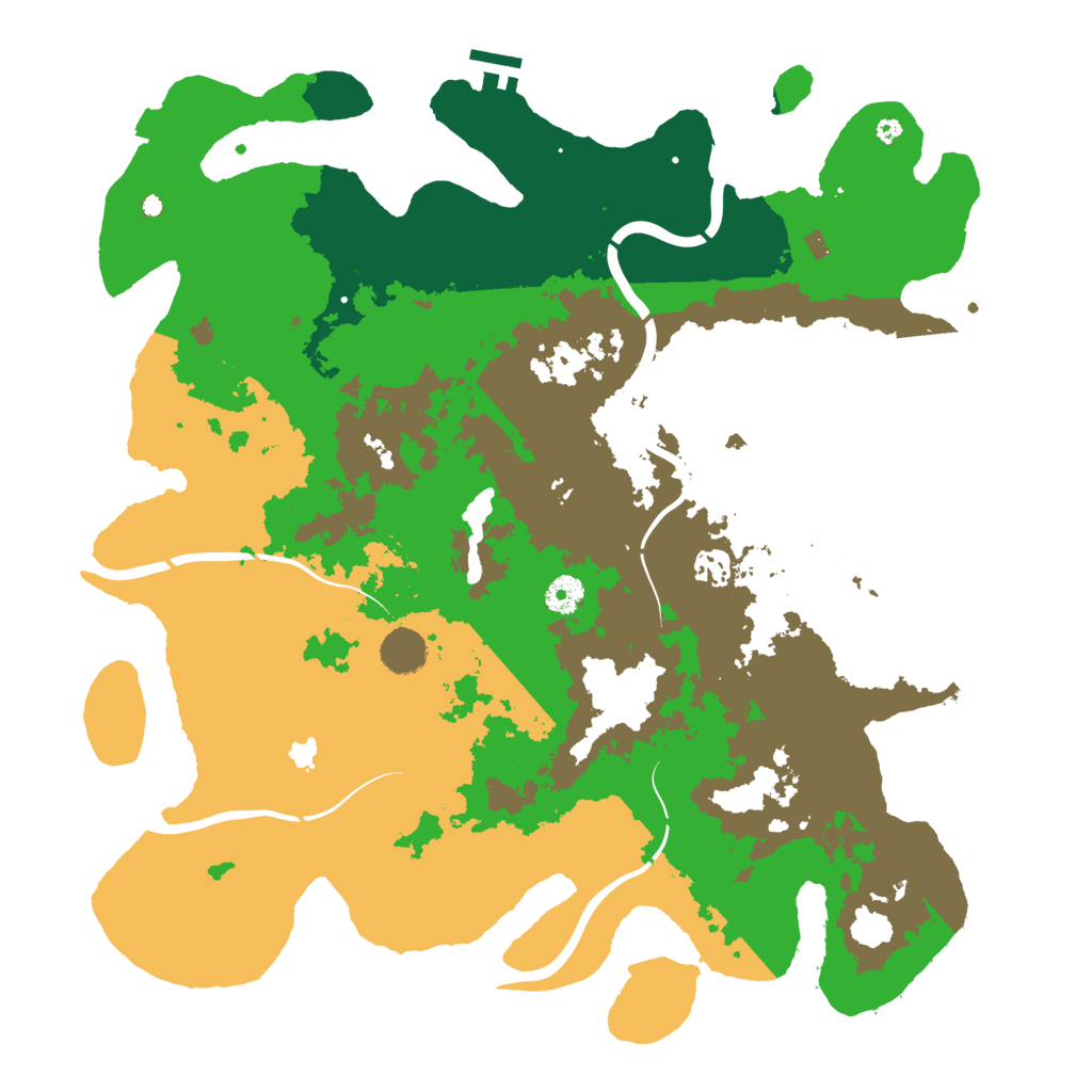 Biome Rust Map: Procedural Map, Size: 4250, Seed: 382280