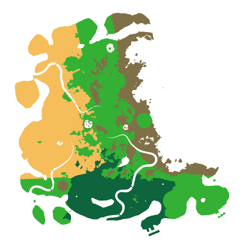 Biome Rust Map: Procedural Map, Size: 4250, Seed: 789855