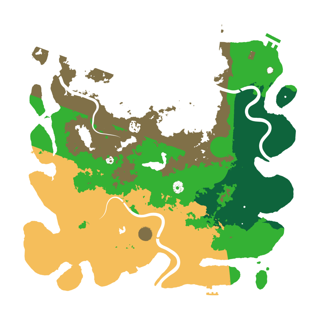 Biome Rust Map: Procedural Map, Size: 4000, Seed: 485747