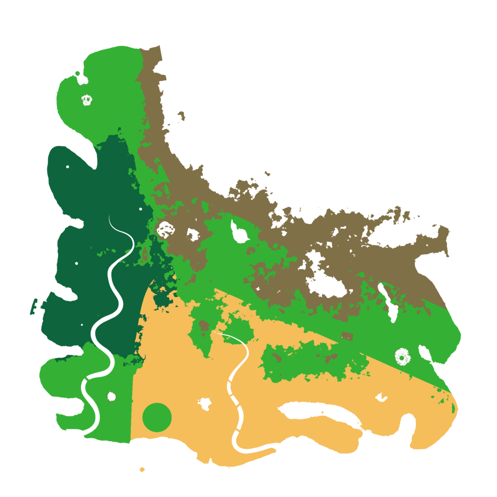 Biome Rust Map: Procedural Map, Size: 4500, Seed: 565840