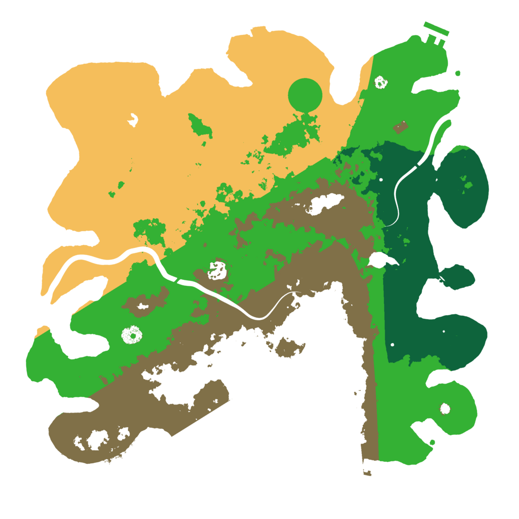 Biome Rust Map: Procedural Map, Size: 4000, Seed: 211291