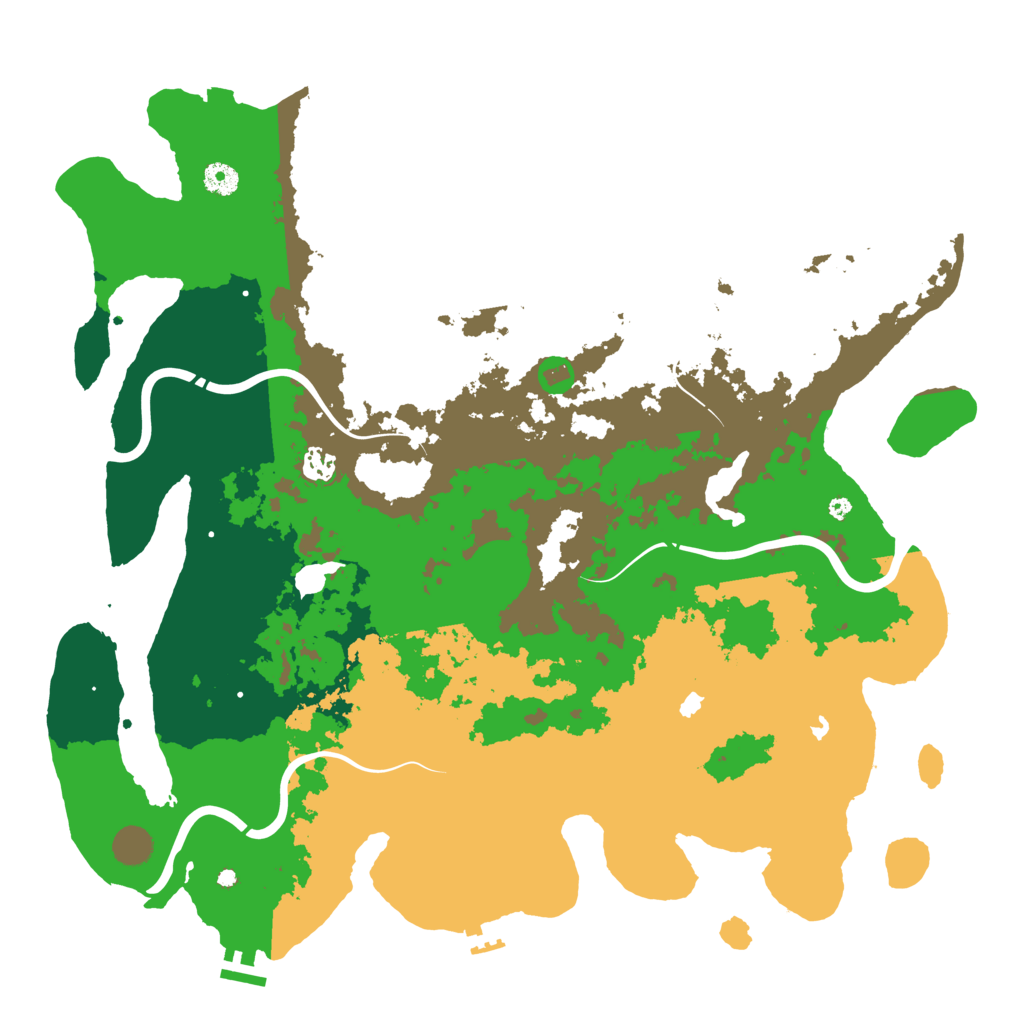Biome Rust Map: Procedural Map, Size: 4500, Seed: 771306