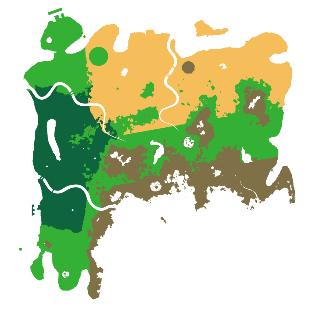 Biome Rust Map: Procedural Map, Size: 4500, Seed: 600566